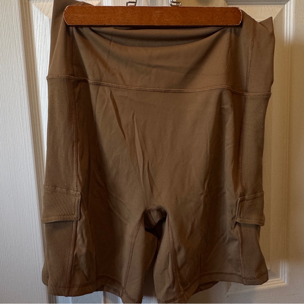 Women's Tan Bike Shorts